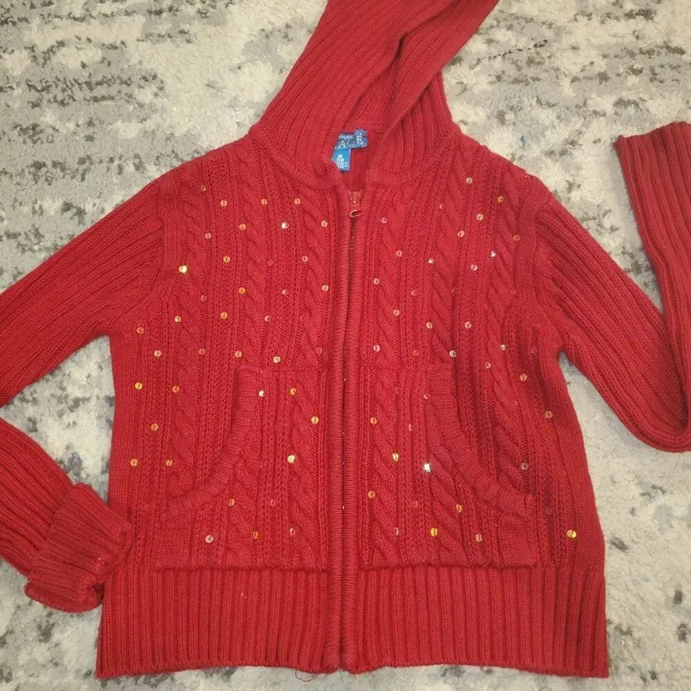 The Children's Place Knitted Red Sweater || M 7/8